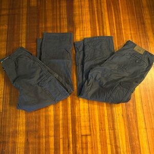 Men's Gray Cargo Pants